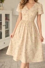 Sukienka ROSALIA VINTAGE GARDEN r.36 bawełniana.