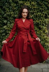 Płaszcz STEFANO r.40 bawełna, beż.