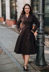 Płaszcz STEFANO r.40 bawełna, beż.