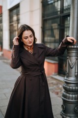 Płaszcz STEFANO r.40 bawełna, beż.