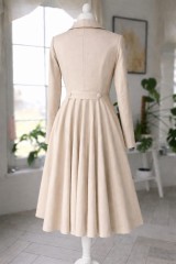 Płaszcz VALENTINO r.36  jasny piasek, bawełniany.