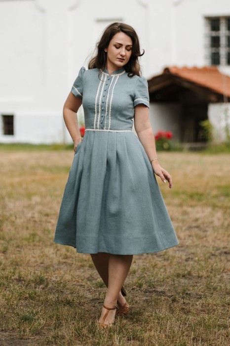 sukienka Stella eukaliptus przód.jpg