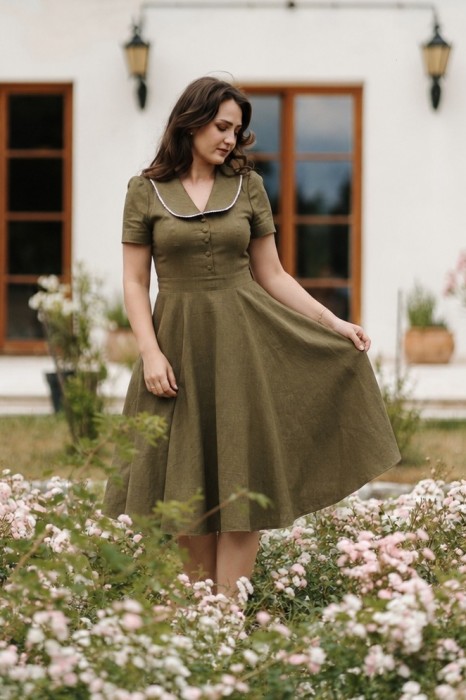 sukienka Klara khaki przó.jpg