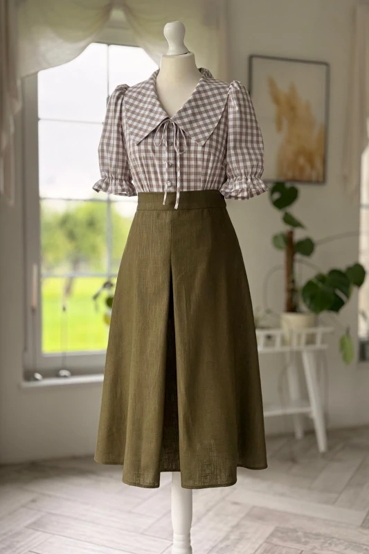 spódnica Konstancja khaki przód.jpg